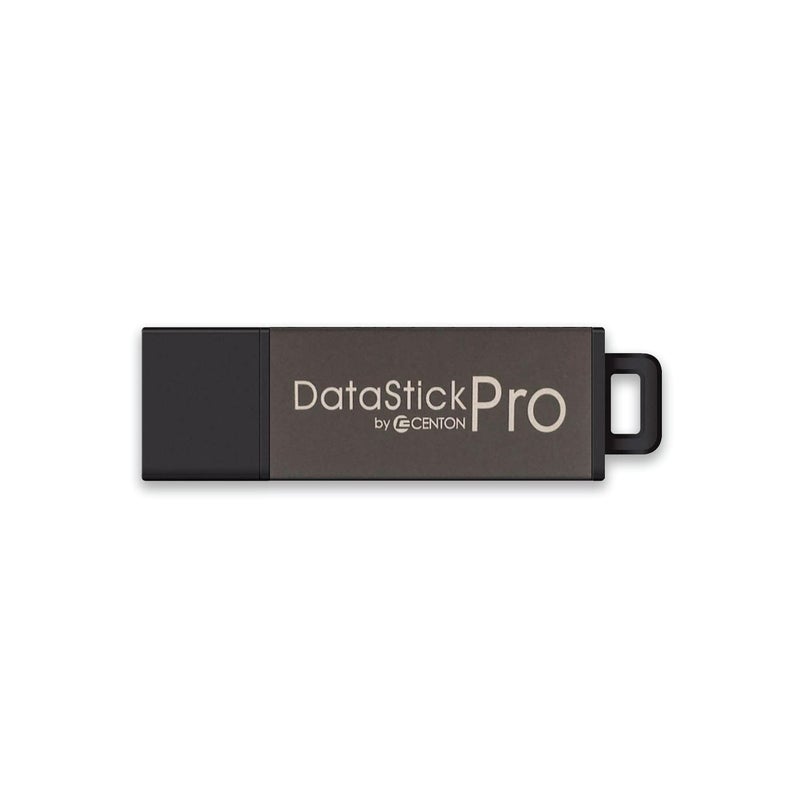 Centon Electronics DataStick Pro USB 2.0 Flash Drive, 16 GB, USB Flash Drives, Grey - Image 1